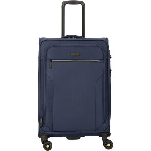 d&n Travel Line 9704 4 kółka Walizka M 68 cm z plisą rozprężną