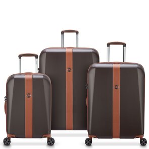 Delsey Paris Promenade Hard 2.0 4 kółka Zestaw walizek 3-części z plisą rozprężną