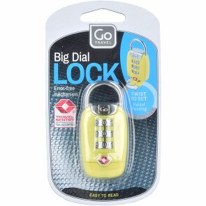 Go Travel Big Dial Lock Zamek do bagażu TSA 6,5 cm