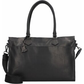 Greenburry Pure Black Torba na ramię Skórzany 40 cm Komora na laptopa