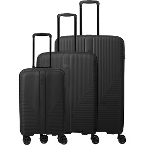 Travelite Air Stripe 4 kółka Zestaw walizek 3-części z funkcją poszerzenia