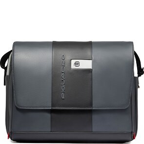 Piquadro Urban Posłaniec Ochrona RFID Skórzany 35 cm Komora na laptopa