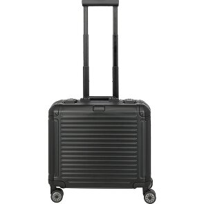 Travelite Walizka biznesowa Next z 4 kółkami, Aluminium, 43 cm