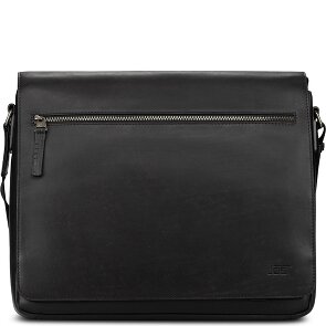 Jost Lund Briefcase Messenger Skórzany 41.5 cm Komora na laptopa