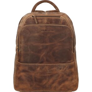 Greenburry Vintage Plecak Skórzany 43 cm Komora na laptopa