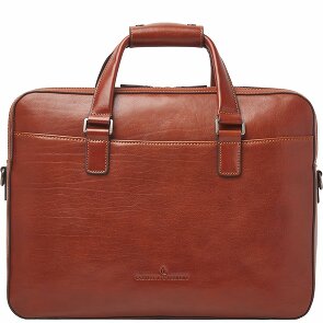 Castelijn & Beerens Paul Briefcase Leather 41 cm Komora na laptopa