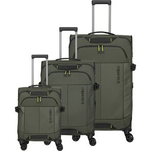 Travelite Briize 4 kółka Zestaw walizek 3-części z plisą rozprężną