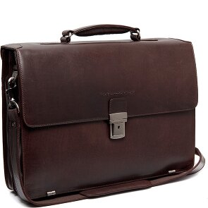 The Chesterfield Brand Salvatore Briefcase Messenger Skórzany 42 cm Komora na laptopa