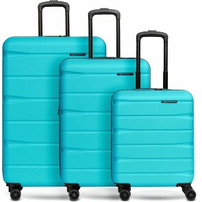 Franky Zestaw walizek na 4 kółkach Munich 4.0, 3-częściowy z elastycznym zagięciem