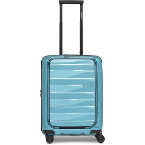 Bergpfeil Travel 4 kółka Walizka kabinowy 55 cm Komora na laptopa z plisą rozprężną