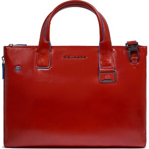 Piquadro Blue Square Shopper Bag Skórzany 38 cm Komora na laptopa z plisą rozprężną