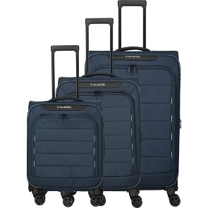 Travelite Skaii 4 kółka Zestaw walizek 3-części z funkcją poszerzenia