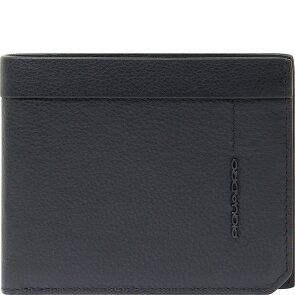 Piquadro Russel Portfel Ochrona RFID Skórzany 10.5 cm