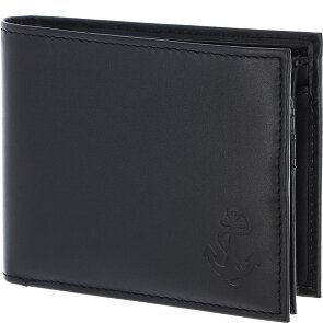 oxmox Leather Portfel Ochrona RFID Skóra 12 cm