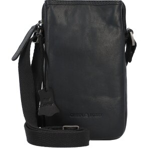 Greenburry Pure Black Etui na telefon komórkowy Skórzany 11 cm