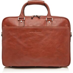 Castelijn & Beerens Skórzana aktówka Verona RFID z przegrodą na laptopa 41 cm