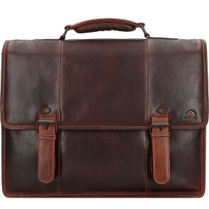 Greenburry Rugged Briefcase Messenger Skórzany 40.5 cm Komora na laptopa