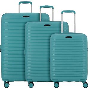 d&n Travel Line 4500 4 kółka Zestaw walizek 3-części z plisą rozprężną
