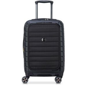 Delsey Paris 4-kołowy wózek kabinowy Shadow 5.0 z przegrodą na laptopa 55 cm i rozszerzaną plisą