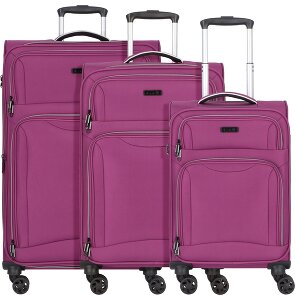 d&n Travel Line 9204 4 kółka Zestaw walizek 3-części z funkcją poszerzenia