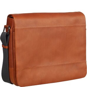 Leonhard Heyden Hamburg Messenger Leather 32 cm Laptop Compartment