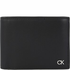 Calvin Klein Metal CK Portfel Ochrona RFID Skórzany 13 cm