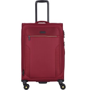 d&n Travel Line 9704 4 kółka Walizka M 68 cm z plisą rozprężną