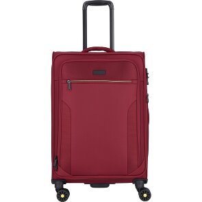 d&n Travel Line 9704 4 kółka Walizka M 68 cm z plisą rozprężną