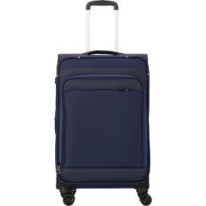 d&n Travel Line 9504 4 kółka Walizka M 67 cm z plisą rozprężną