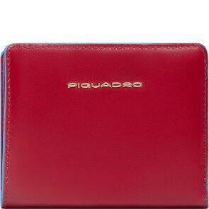 Piquadro Blue Square Portfel Ochrona RFID Skórzany 11 cm