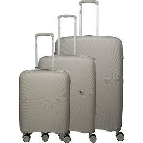 Travelite Tamaris x  Voyaage 4 kółka Zestaw walizek 3-części z funkcją poszerzenia