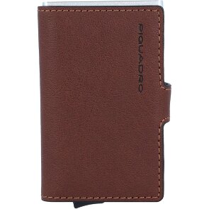 Piquadro Blue Square Etui na karty kredytowe Skórzany 10 cm Piquadro Blue Square Etui na karty kredytowe Skórzany 10 cm