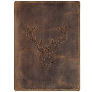 Greenburry Vintage Deer ID Case Leather 12 cm