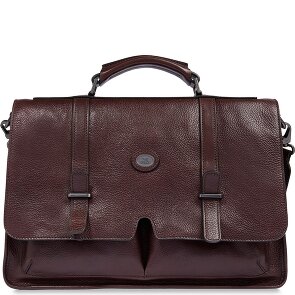 The Bridge Isaia Briefcase Messenger Skórzany 43 cm Komora na laptopa