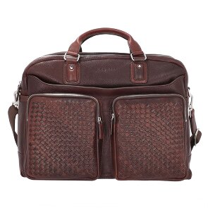 bugatti Woven Briefcase Leather 48 cm