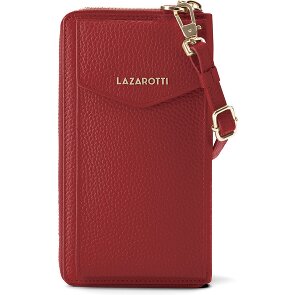 Lazarotti Skórzane etui na telefon komórkowy Bologna z zamkiem błyskawicznym 19 cm