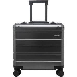 Alumaxx Walizka z pilotem Gravity z 4 kółkami, aluminiowa, 44 cm, z przegrodą na laptopa