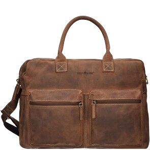 Greenburry Vintage Briefcase Leather 40 cm Laptop Compartment