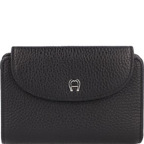 AIGNER Portfel Ochrona RFID Skórzany 14 cm
