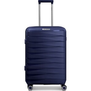 Franky London 4 kółka Walizka M 65 cm z plisą rozprężną