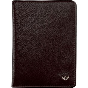 Golden Head Skórzane etui na karty identyfikacyjne RFID Capri 9 cm