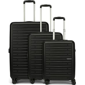 American Tourister Aerojoy 4 kółka Zestaw walizek 3-części z plisą rozprężną