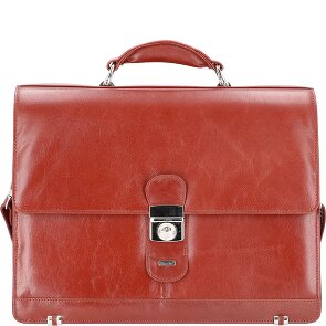 Alassio Mocca aktówka skórzana 38 cm przegroda na laptopa Alassio Mocca aktówka skórzana 38 cm przegroda na laptopa