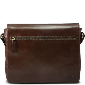 Jost Skagen Briefcase Messenger Skórzany 38 cm Komora na laptopa
