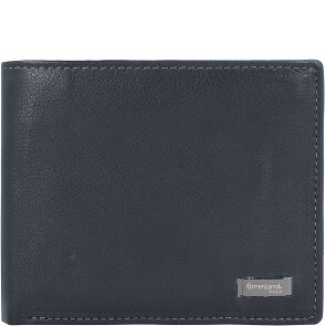 Greenland Nature Czarny Nappa Wallet RFID Leather 11 cm