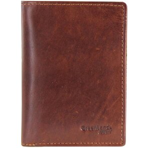 Greenland Nature Rubinowy portfel skórzany 9,5 cm