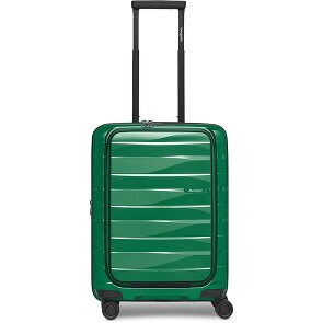 Bergpfeil Travel 4 kółka Walizka kabinowy 55 cm Komora na laptopa z plisą rozprężną