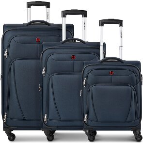Wenger Beaumont 4 kółka Zestaw walizek 3-części z plisą rozprężną