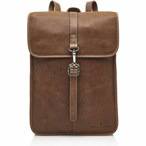 Castelijn & Beerens Skórzany plecak Carisma RFID z przegrodą na laptopa 41 cm