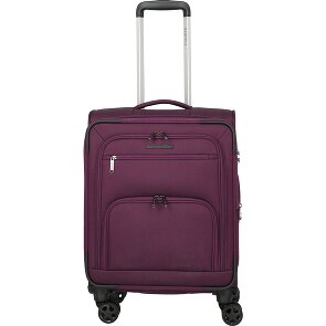 Travelite Cubis 4 kółka Walizka kabinowa S 55 cm z funkcją poszerzenia